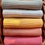 Pañal cuadrado de algodón orgánico.