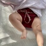 Organic cotton TIE ON preflat diaper