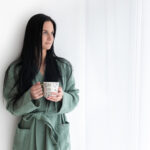 Mahepuuvillane musliinist hommikumantel